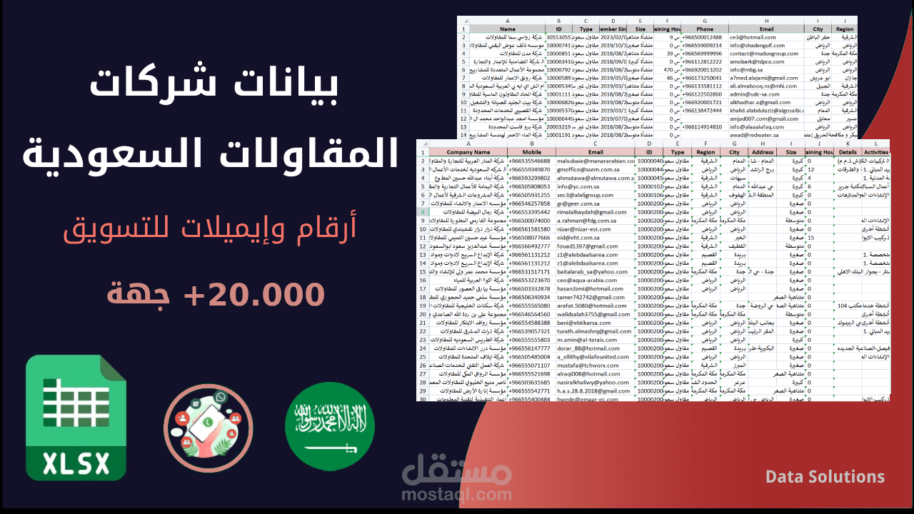 قاعدة بيانات شركات المقاولات في السعودية 2025