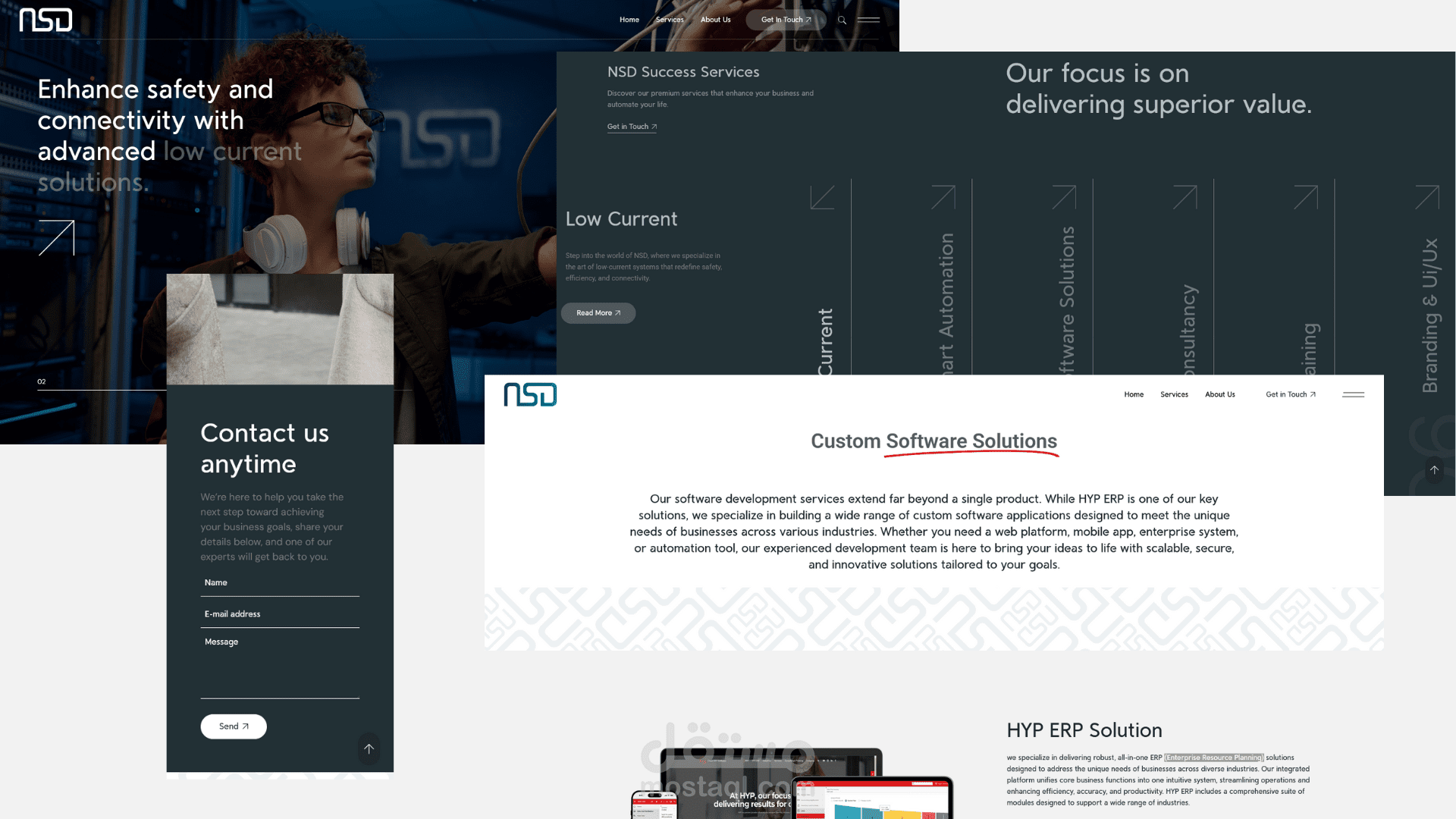 Content Writing and Website Development for Tech Company