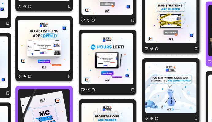 تصميمات السويشيال ميديا MGV event