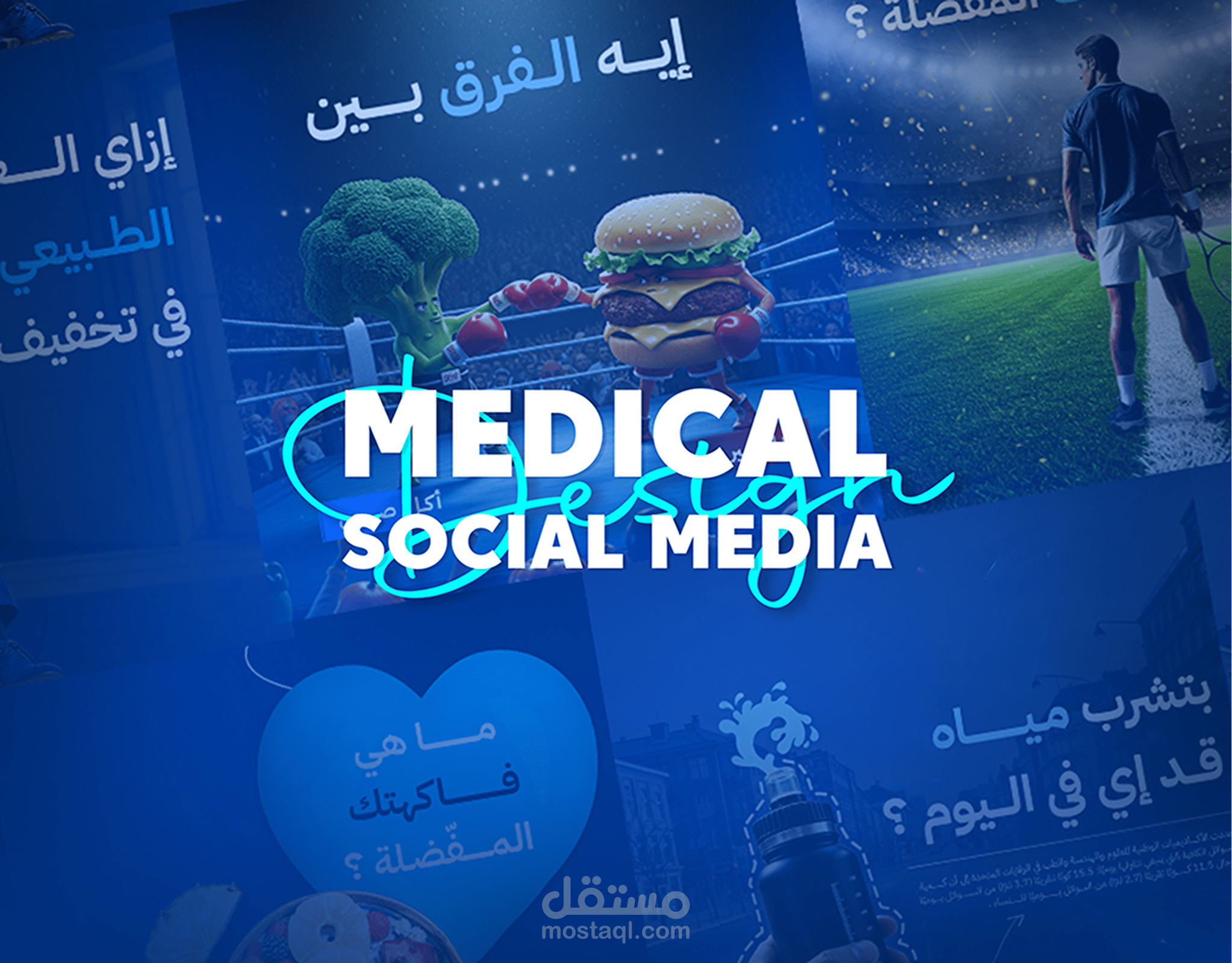 تصميمات سوشيال ميديا طبية