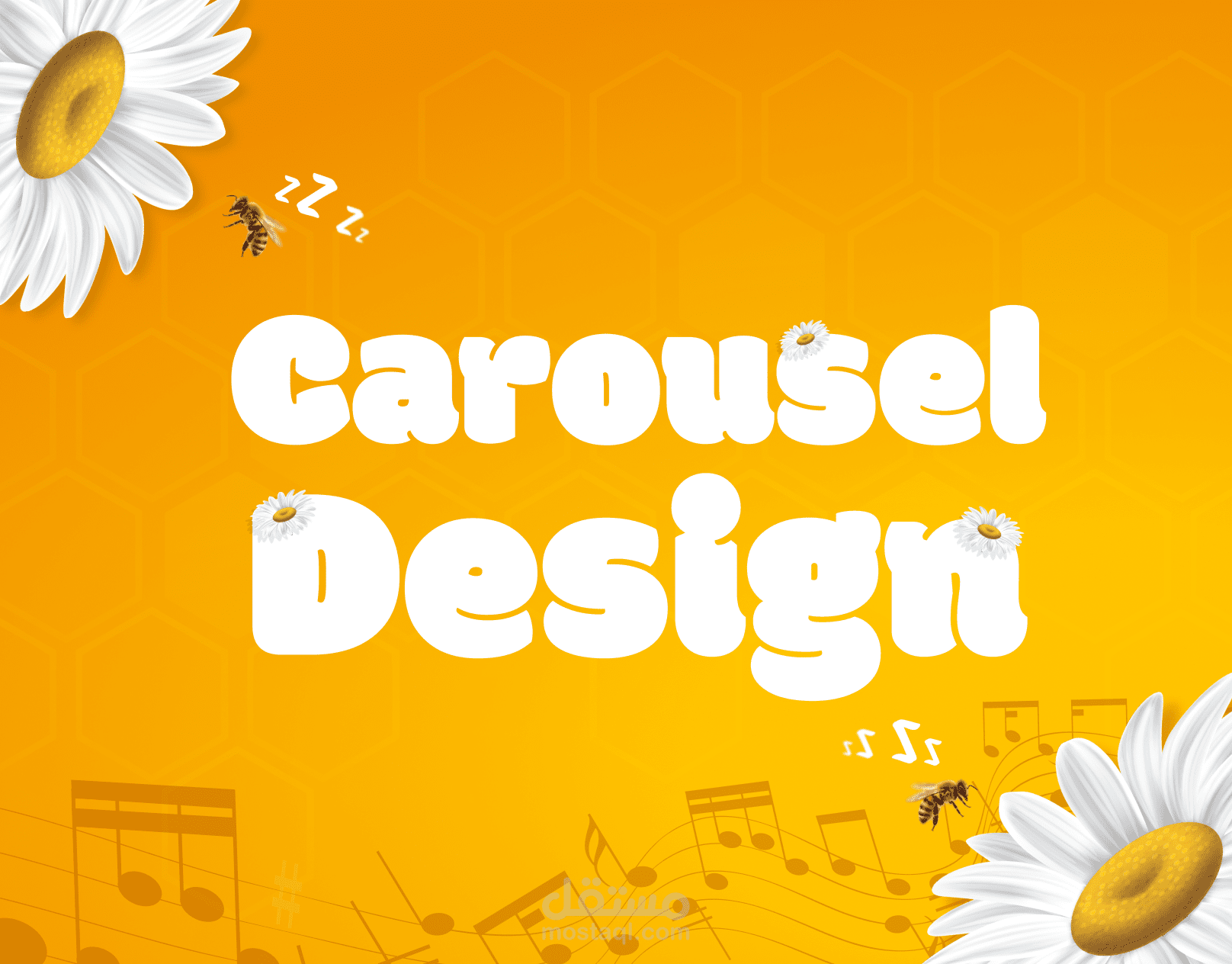 Social media carousel design