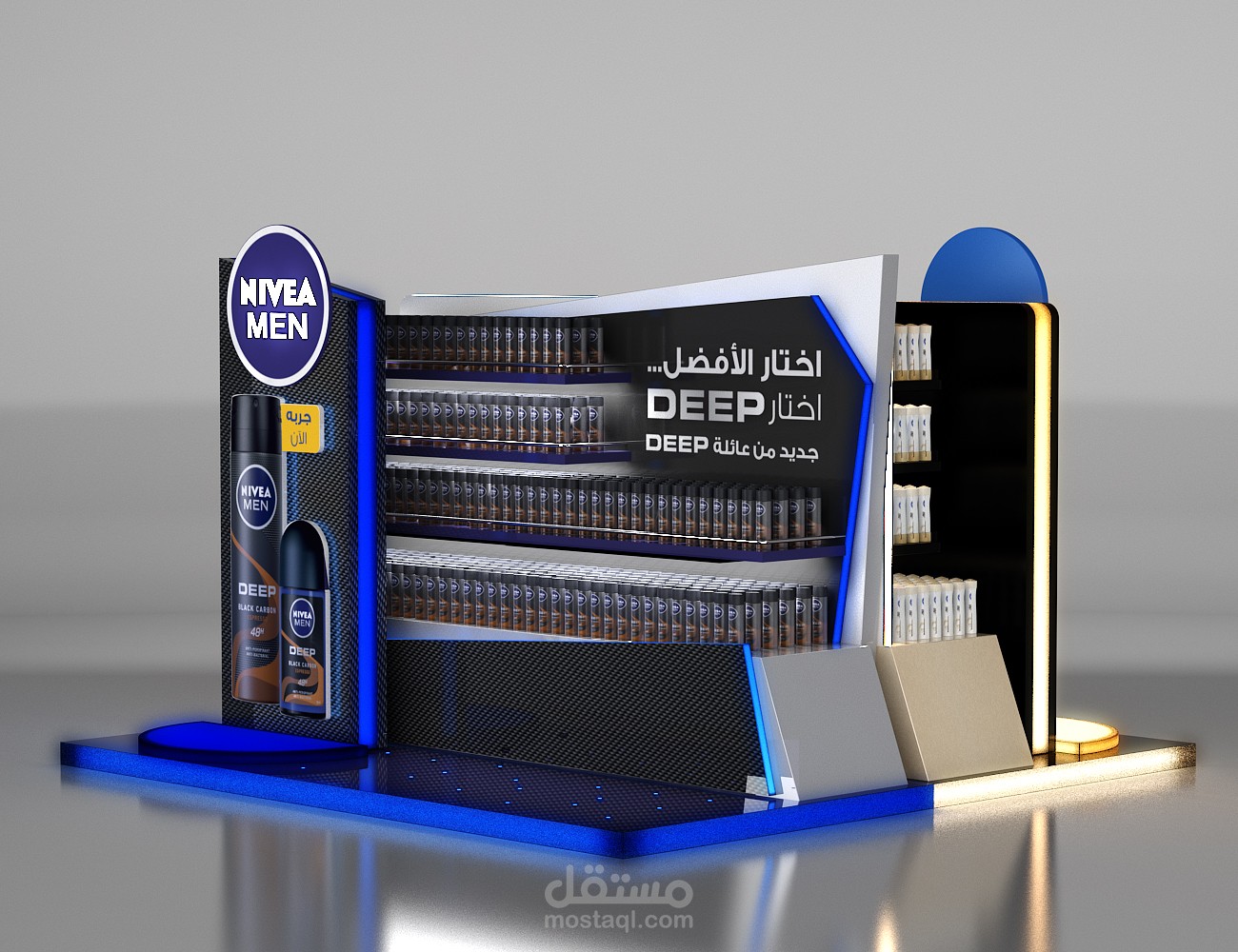 تصميم ستاندات وبوث