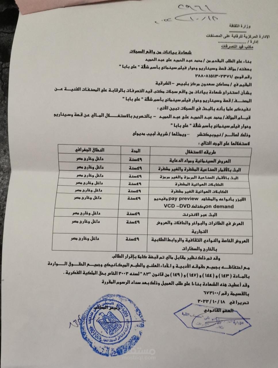 مؤلف افلام ومسلسلات