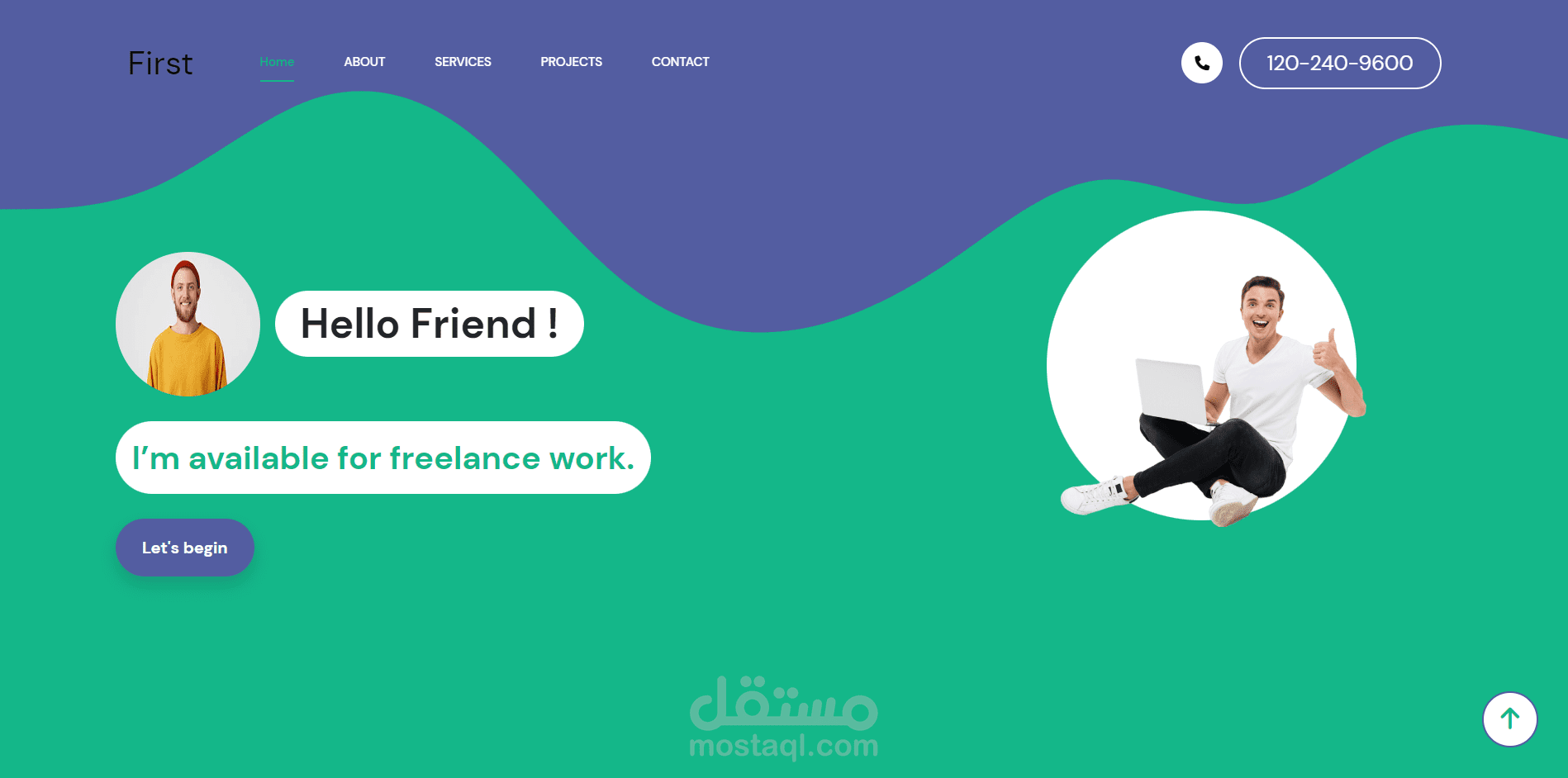 landing page