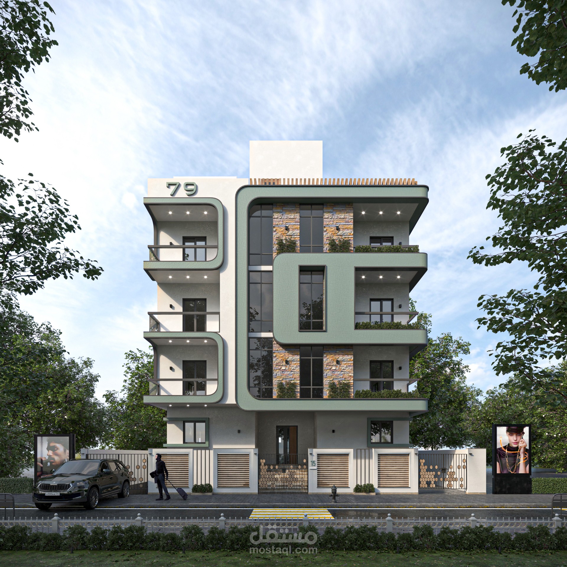واجهة عماري سكنية - 79