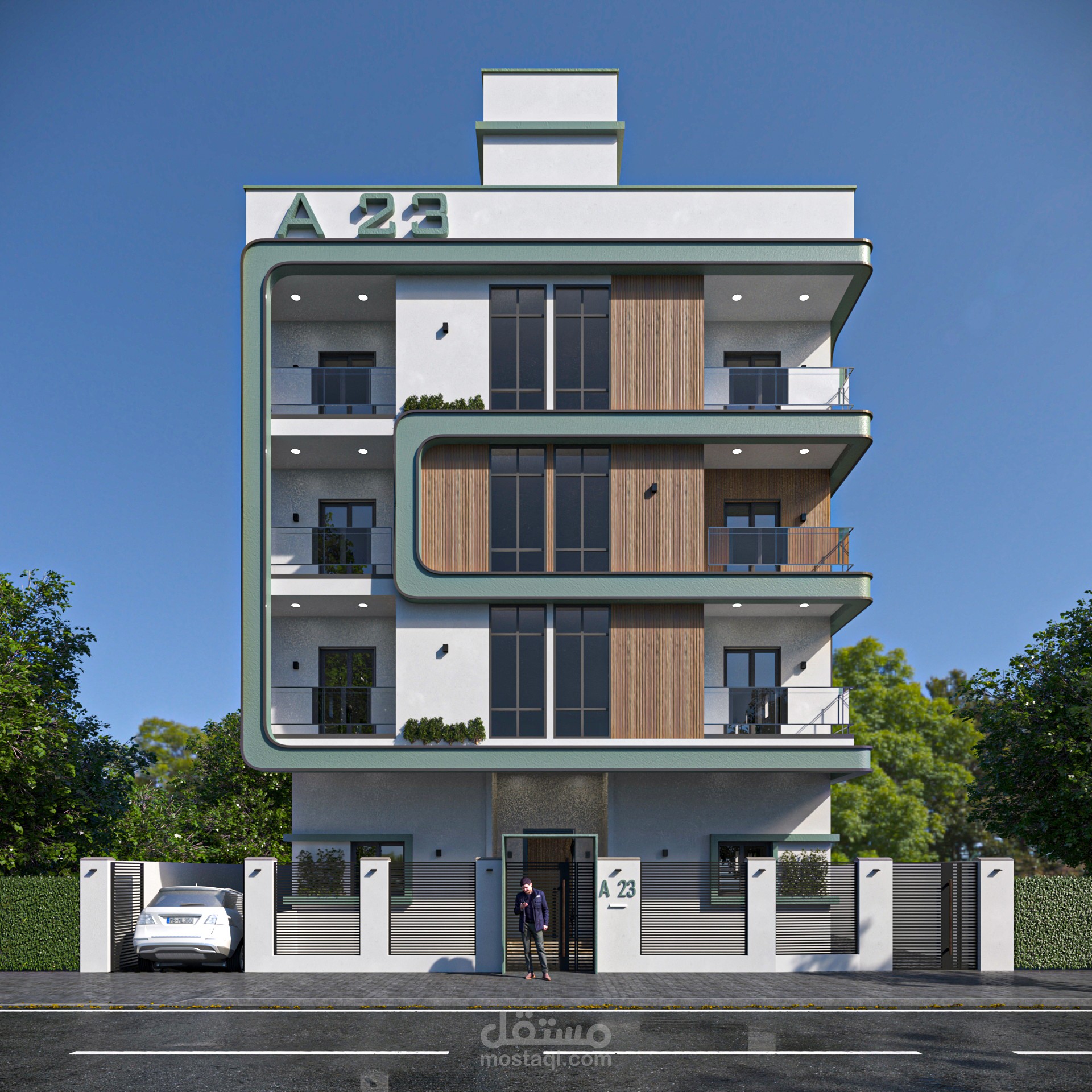 واجهة عمارة سكنية - 23