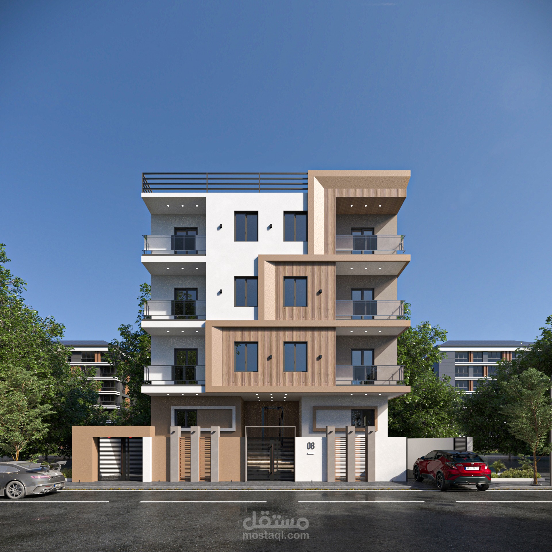 واجهة عمارة سكنية - 37