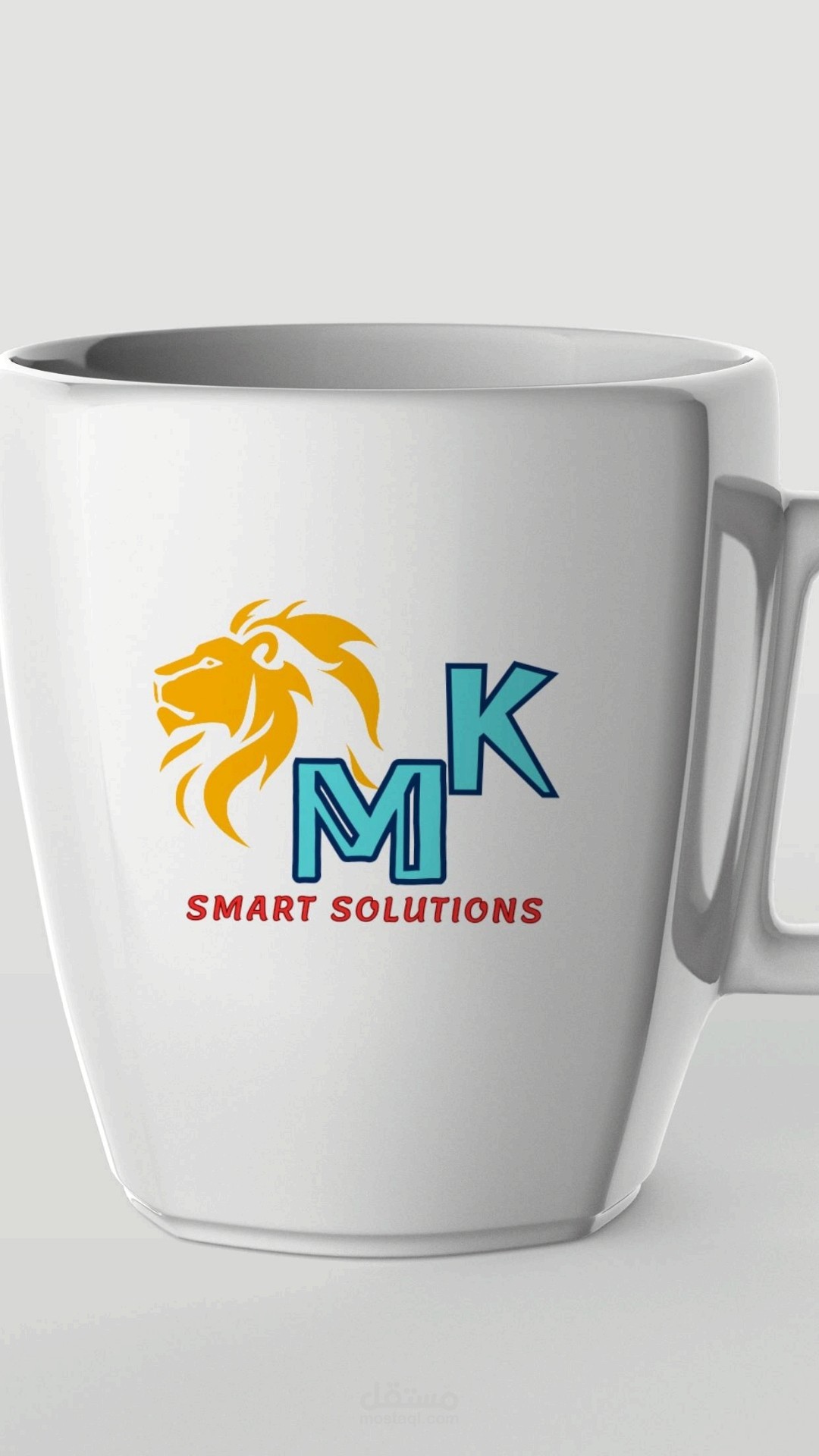 تصميم لوجو وعمل Mockup