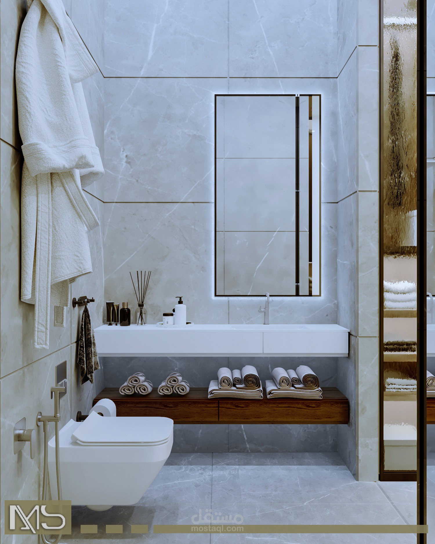 تصميم حمام في المملكة العربية السعودية