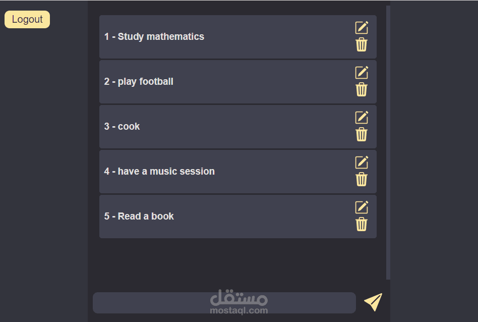 To do web app