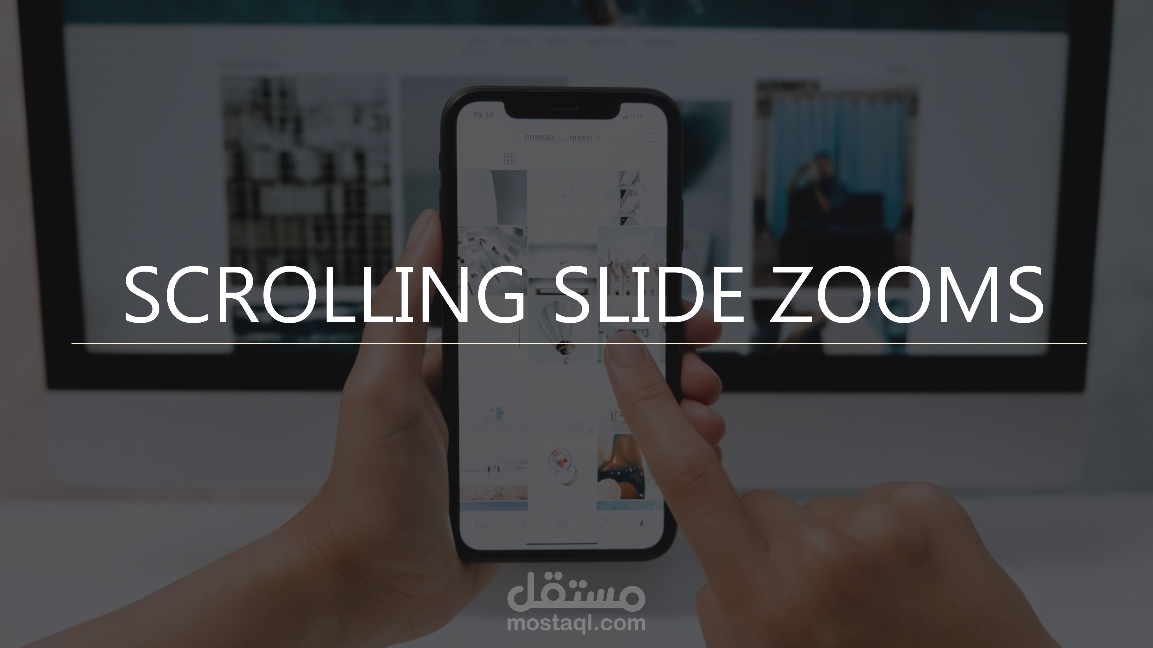 تصميم شرائح مدعمه بأحدث تقنيات البوربوينت(SCROLLING SLIDE ZOOMS)