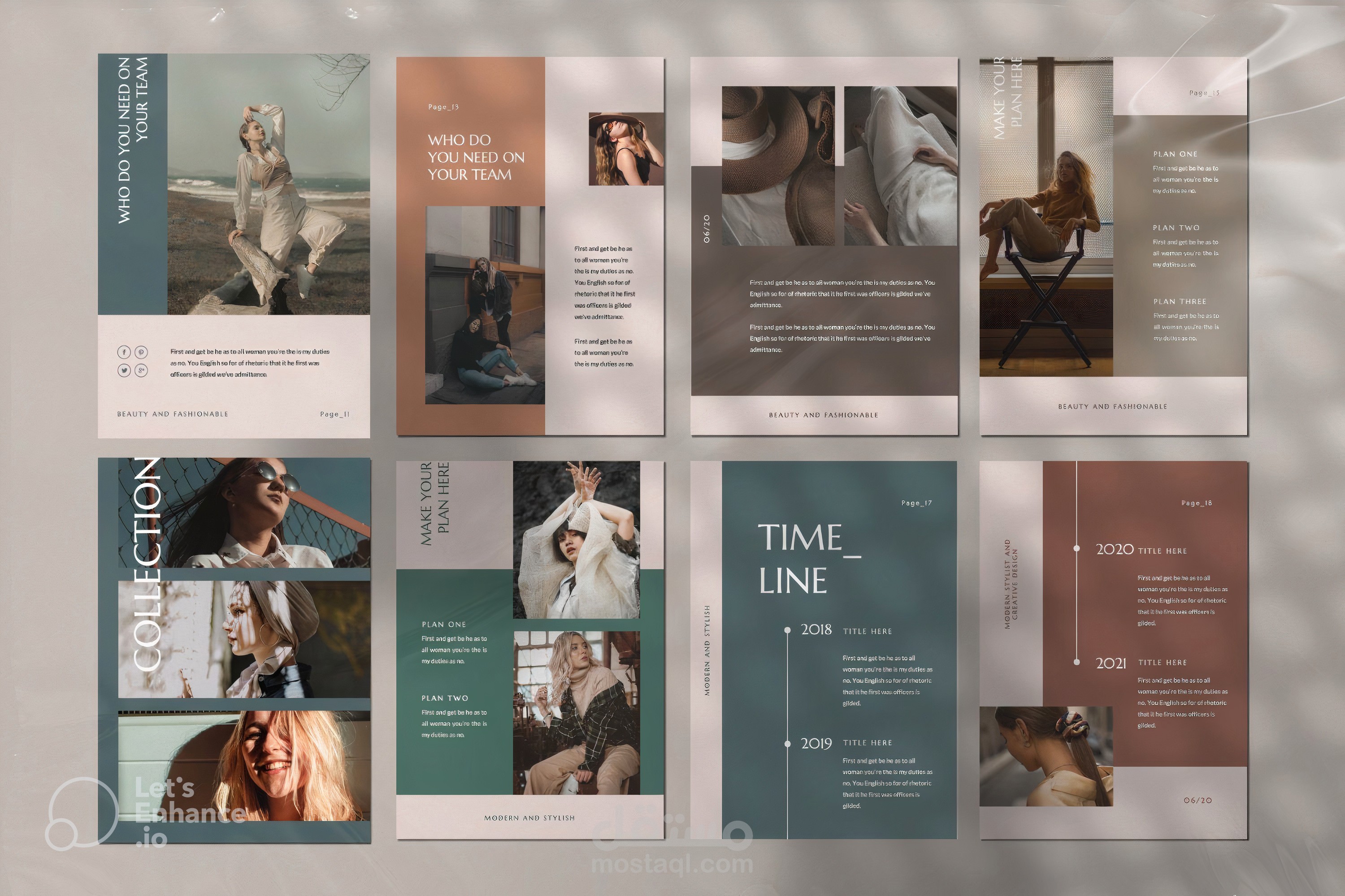 عرض تقديمي لشركه ملابس (الموضه)