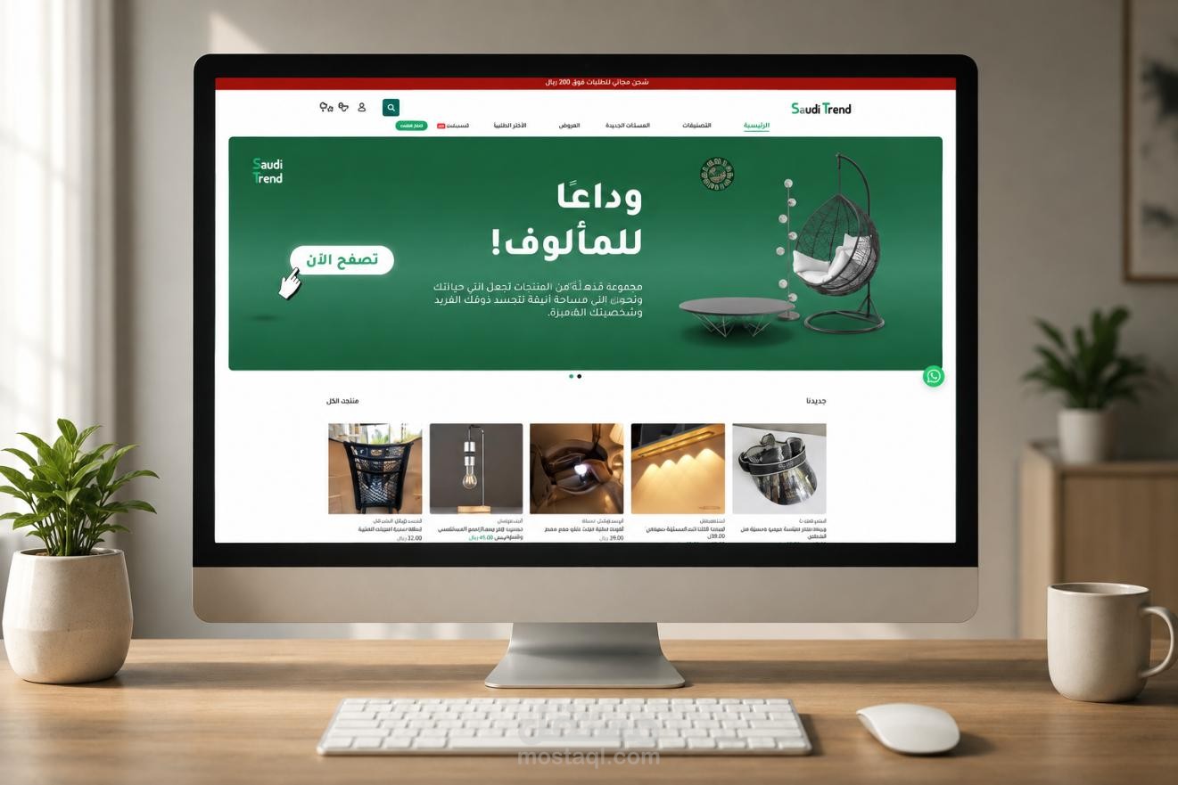 سعودي ترند | متجر الكتروني WordPress