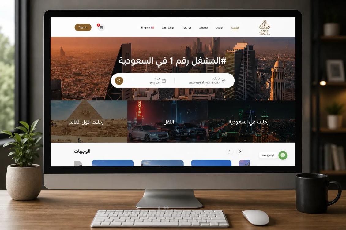 Rose Travel | موقع سياحي Wordpress