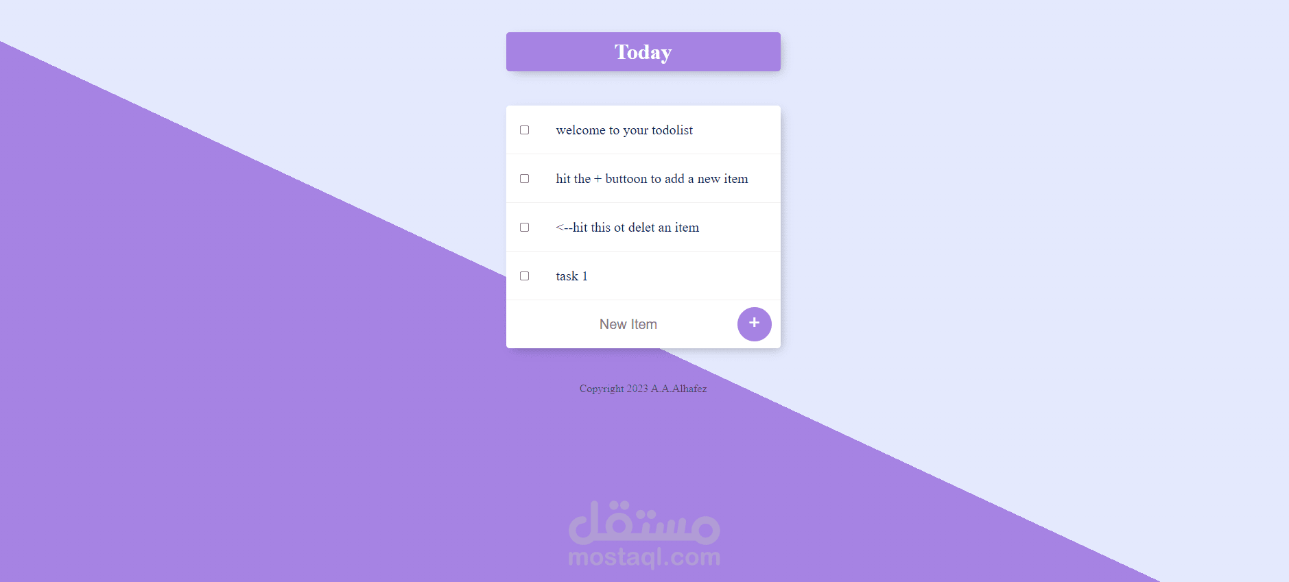 to do list