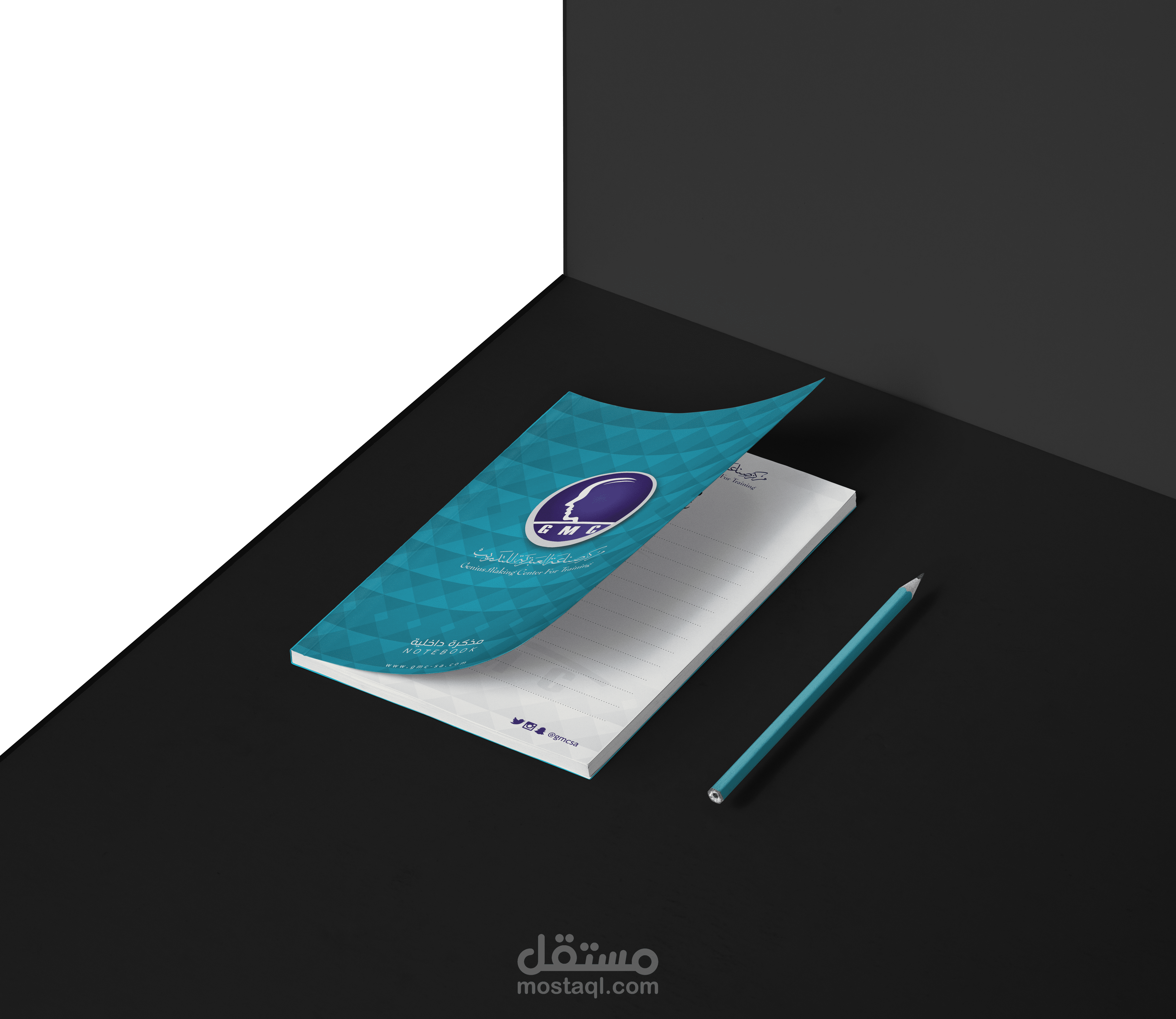 تصميم نوت بوك مقاس A5
