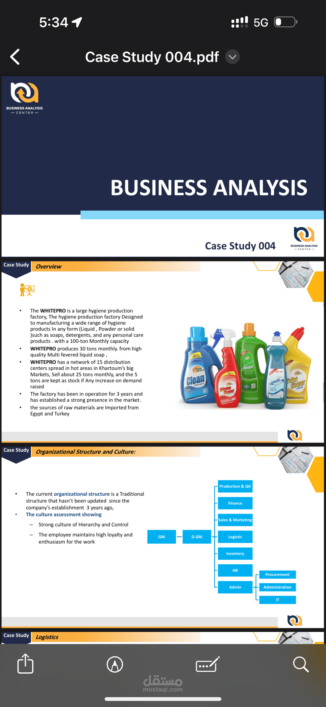 WHITEPRO Manufacturing Case Study