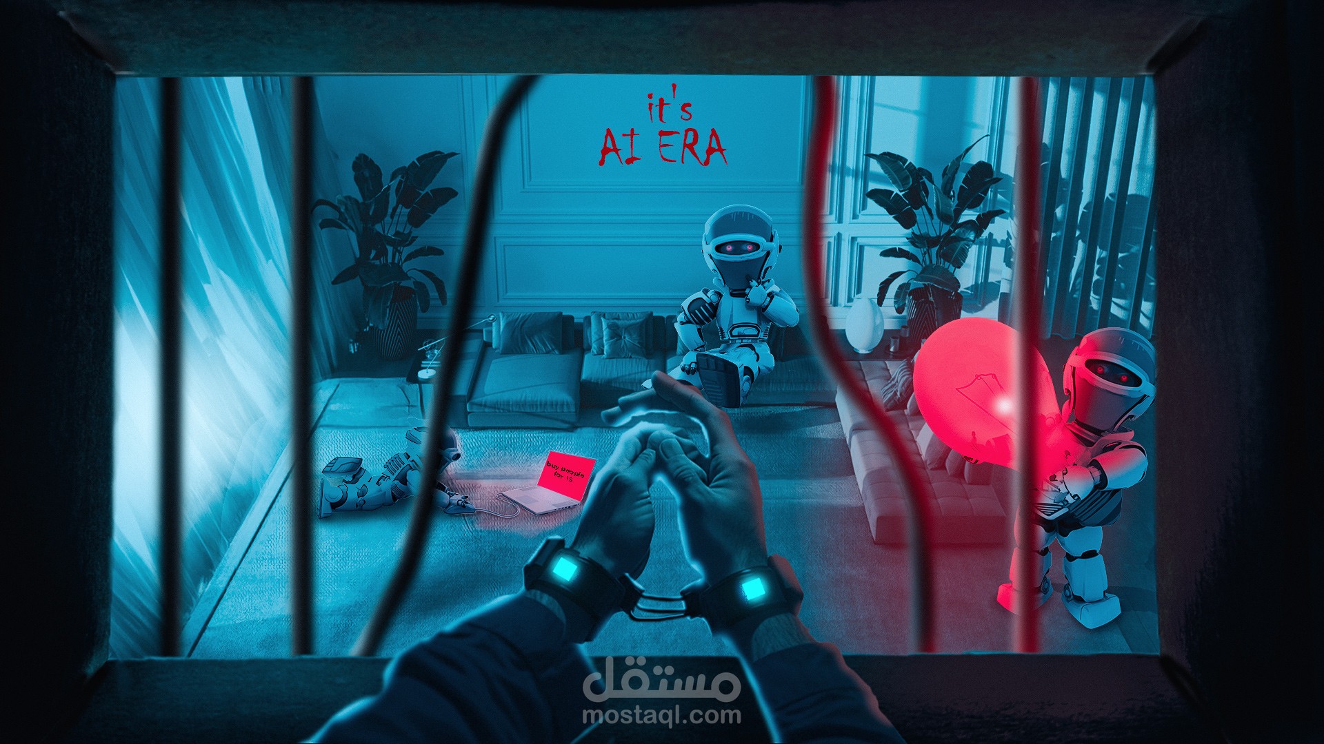 تصميم دمج عن عصر الذكاء الاصطناعي