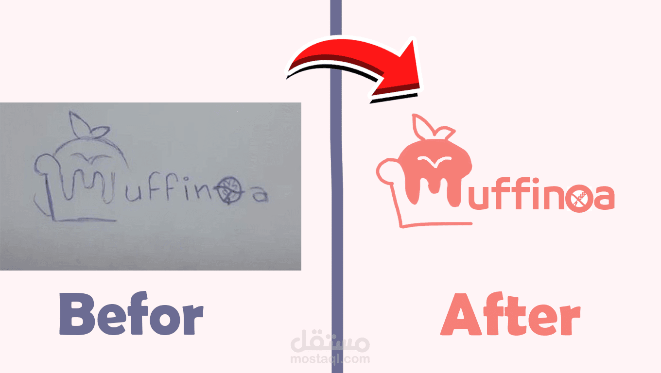 My attempt to convert Hand drawn to Logo