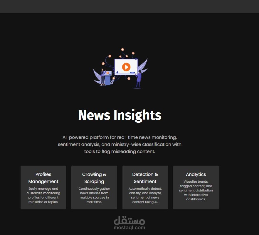 AI-powered web application enables real-time monitoring of news