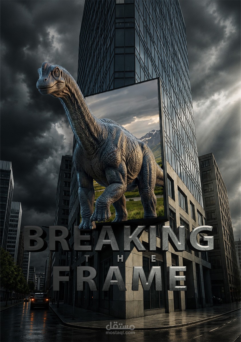 تصميم Photo Manipulation - Breaking Frame