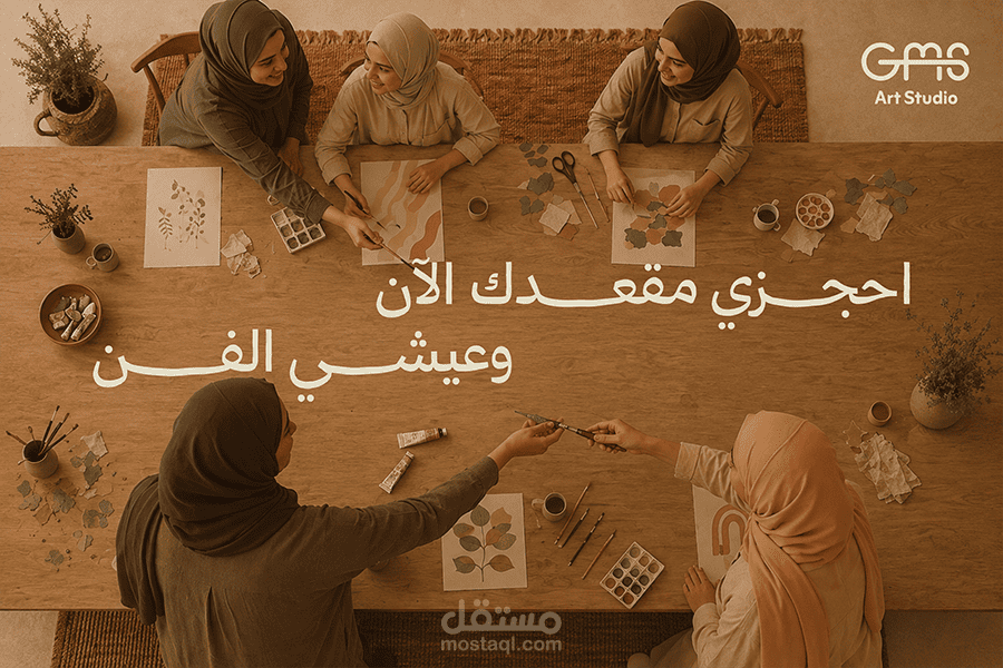 GMS | تصميم بصري لمتجر فني