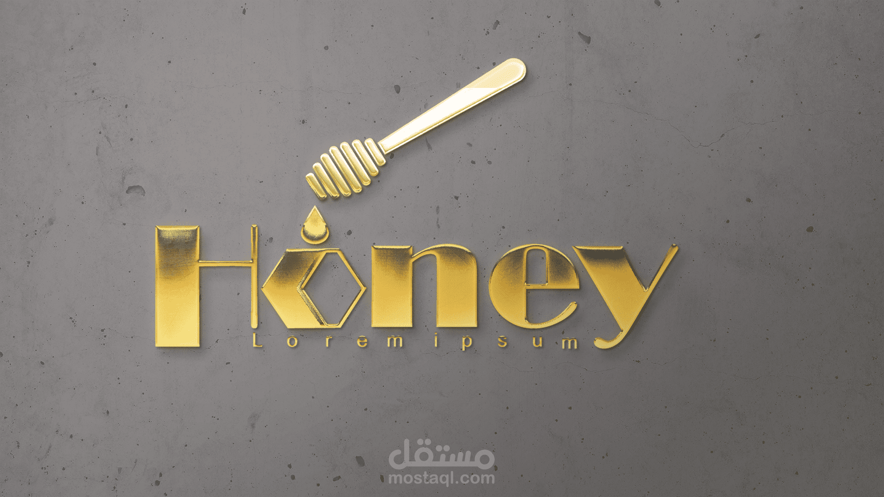 تصاميم شعارات احترافية مختلفة حسب الطلب بأفكار مبتكرة وجميلة لشركات انتاج العسل .