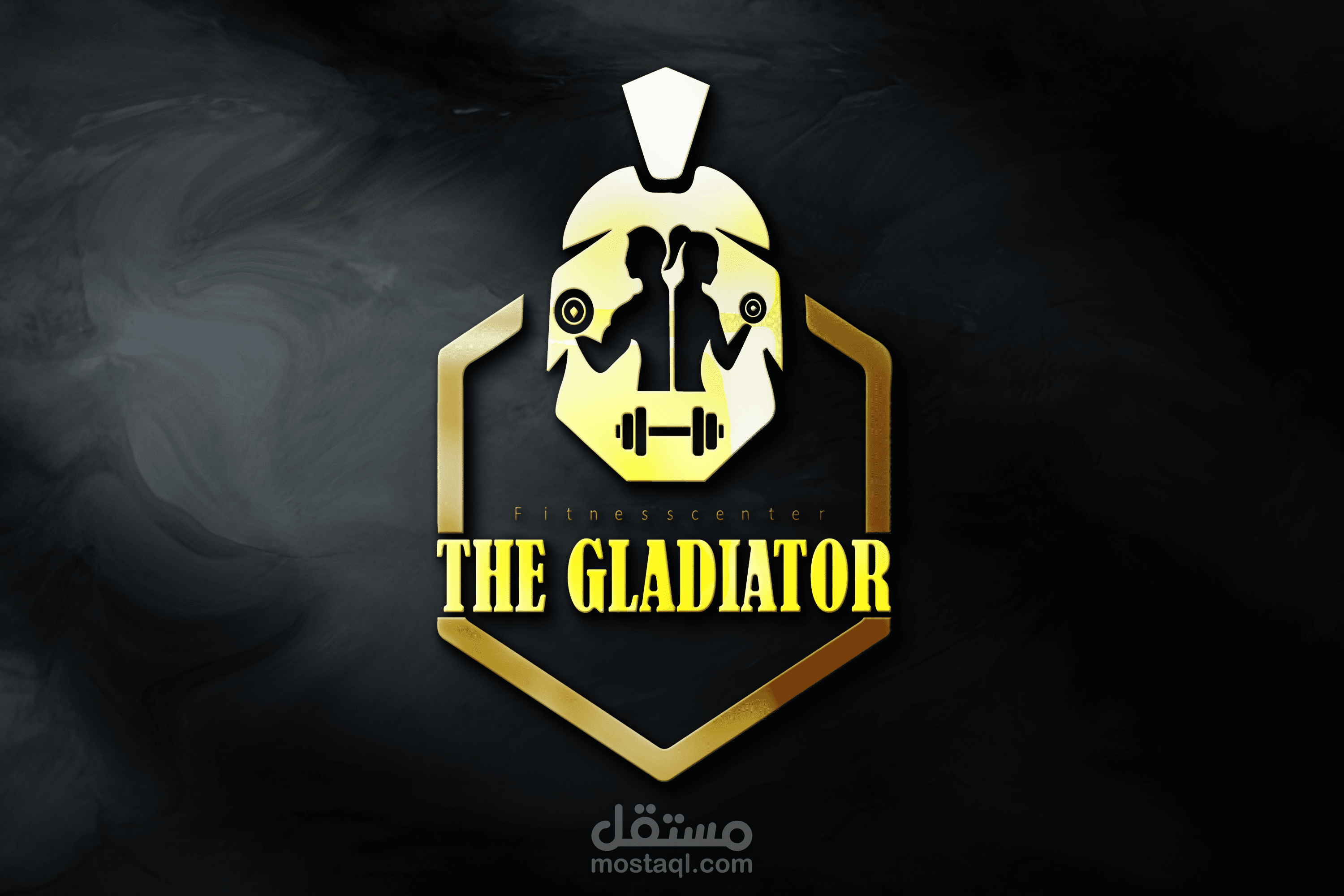 تصميم لوجو لجيم رياضي يخدم الشباب والفتيات