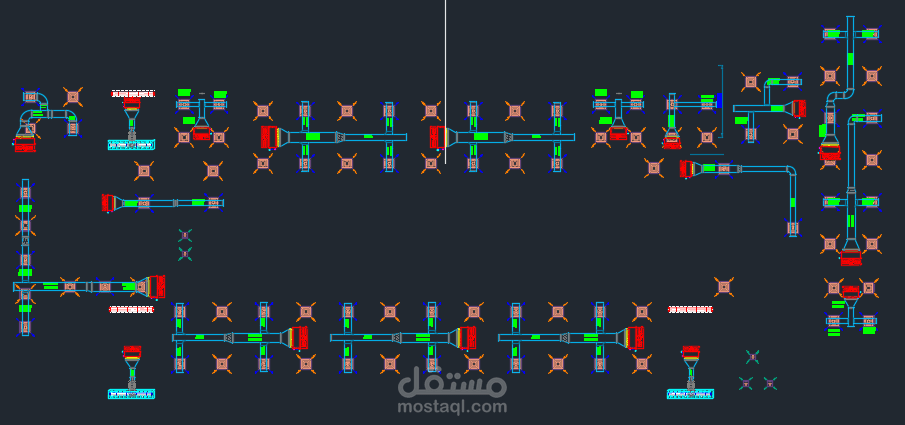 تكييف مبنى ادارى بالاسكندرية - مصر