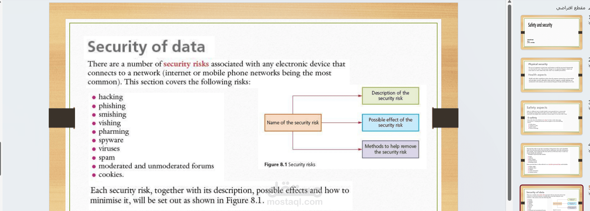 اعداد عرض تقديمي