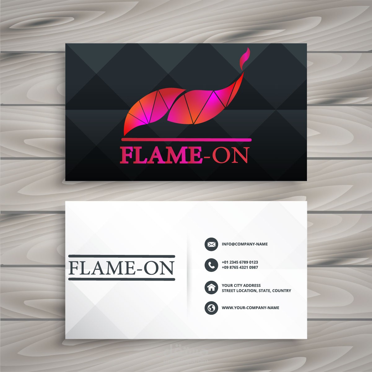 تصميم بطاقات العمل