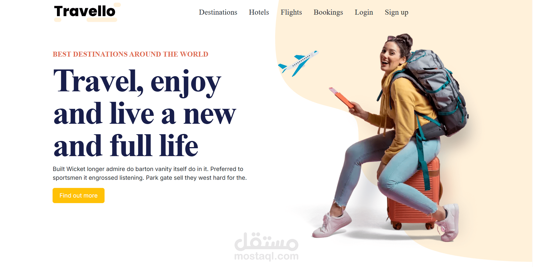 تصميم موقع ويب باستخدام react.js