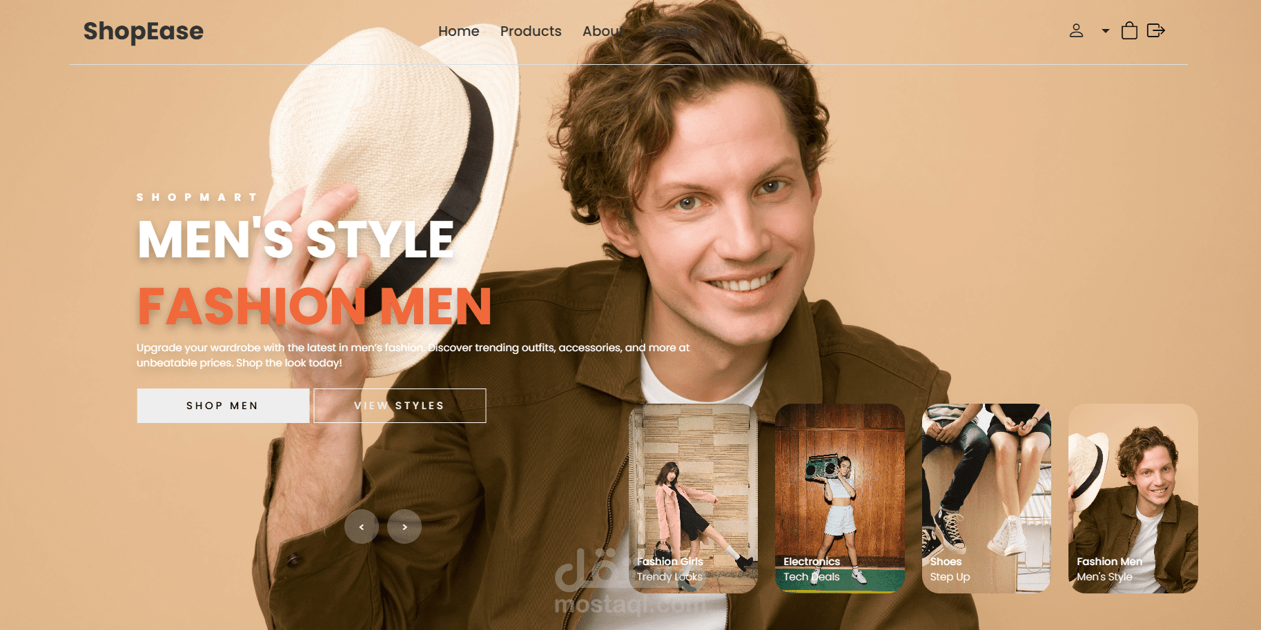 تطوير متجر إلكتروني متكامل باستخدام Next.js