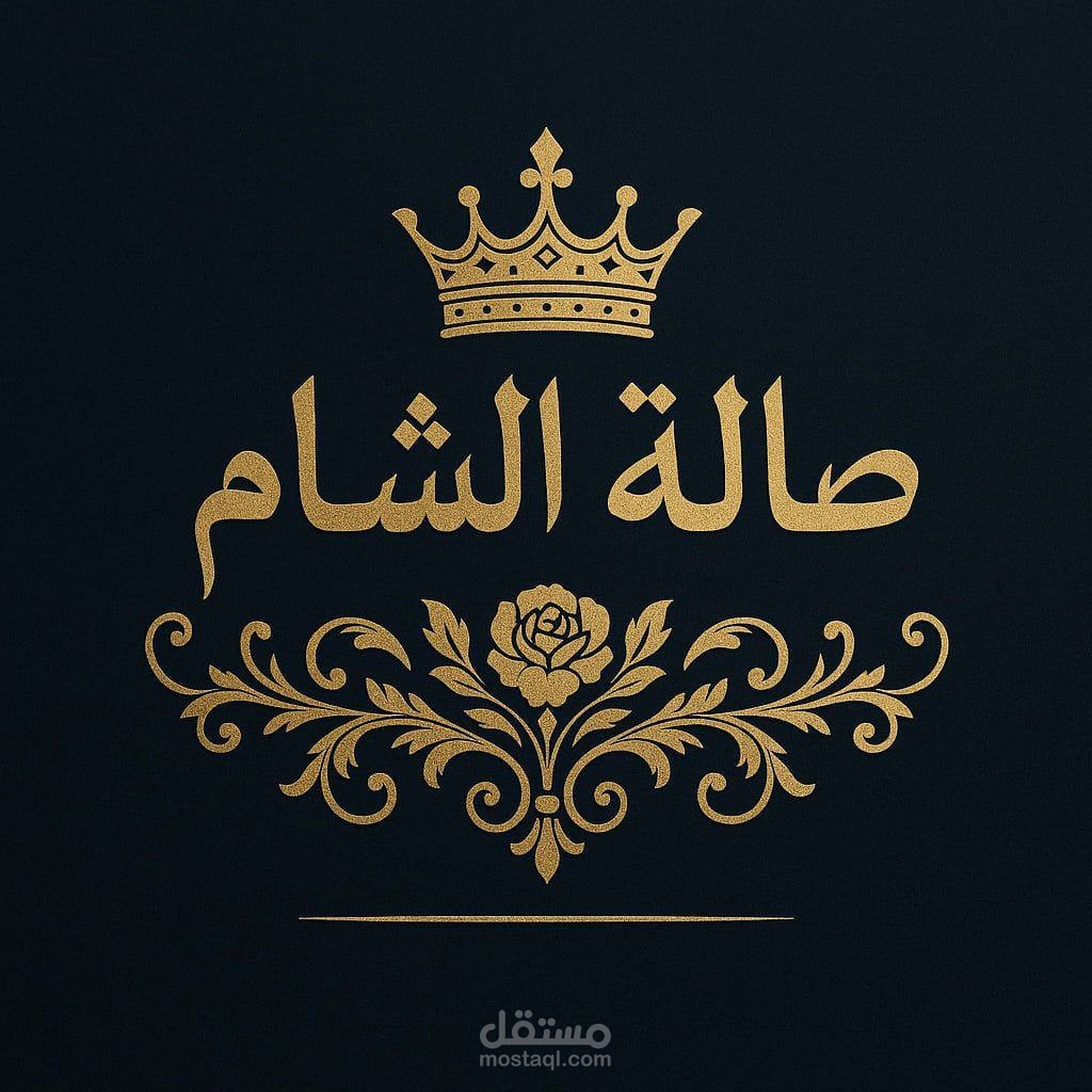 تصميم لوجو لقاعة افراح