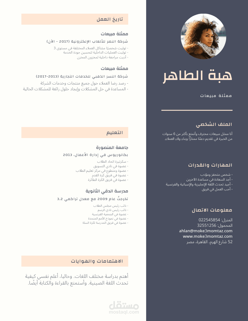 تصميم 2 سيره ذاتيه مقابل 8 دولار