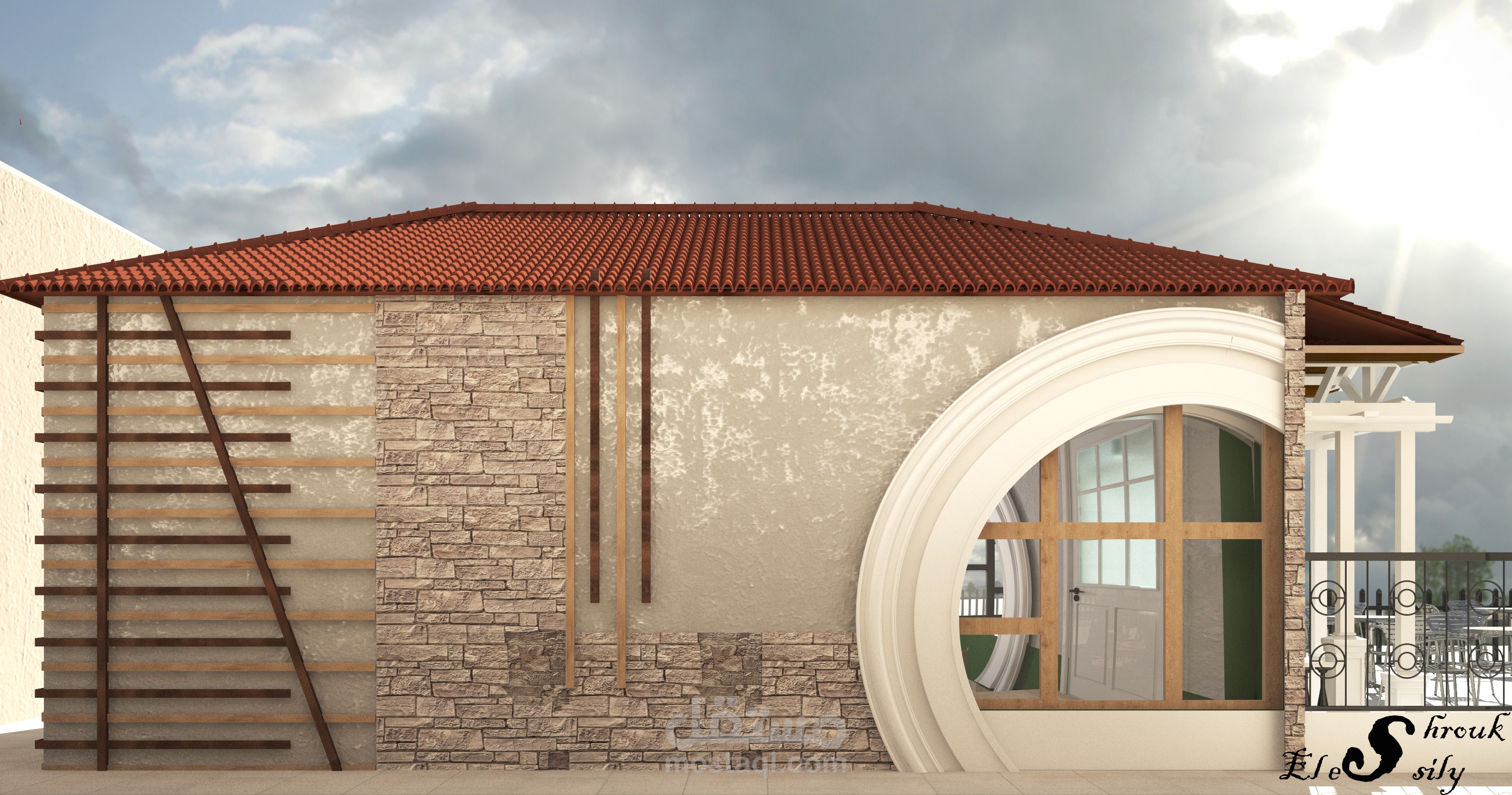 تصميم خارجي لحضانة أطفال