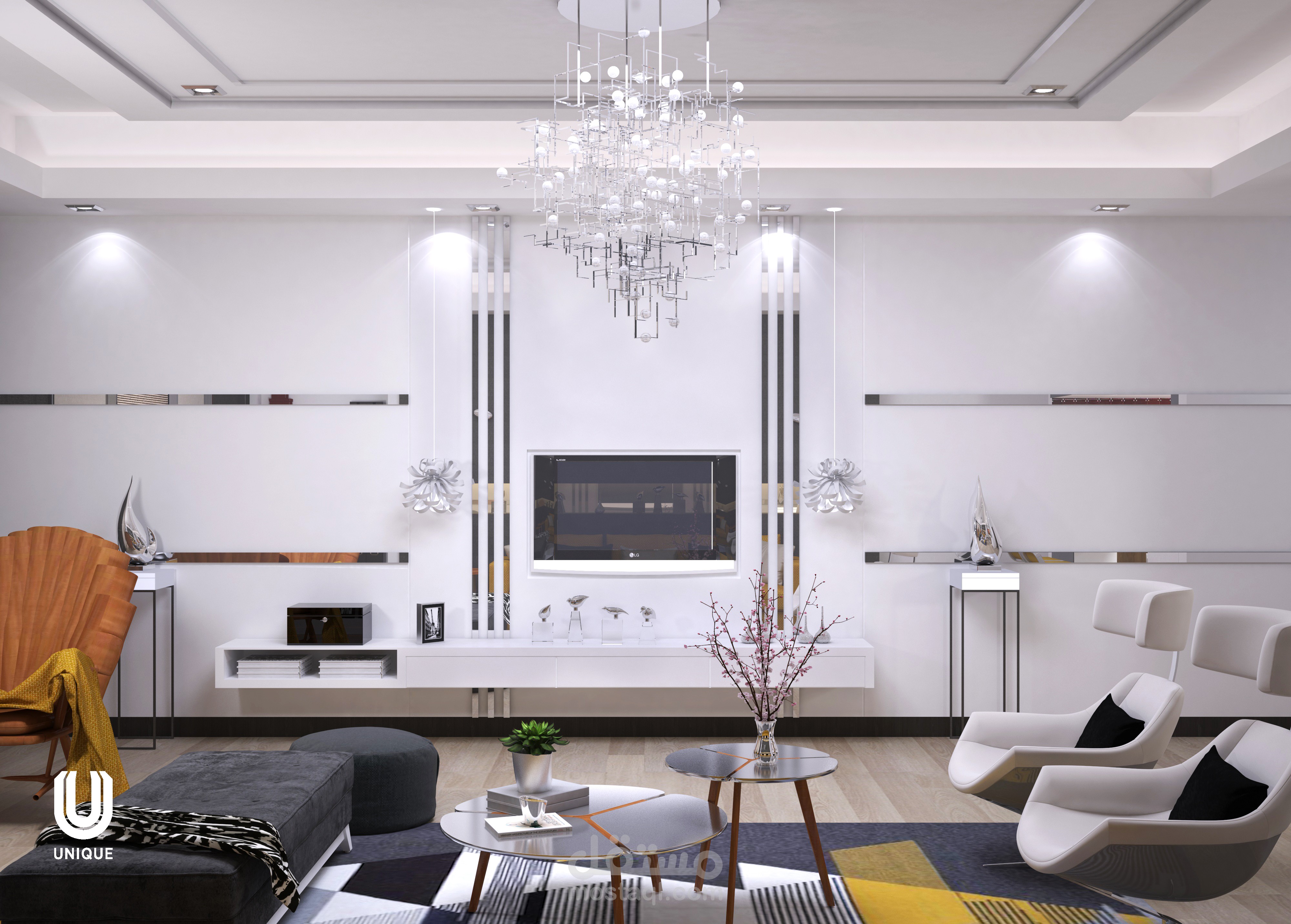 صالة استقبال ( لصالح مكتب UNIQE )