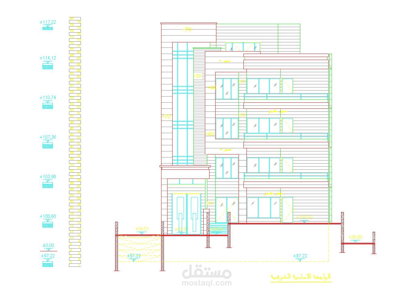 تصميم واجهة خارجية حجر