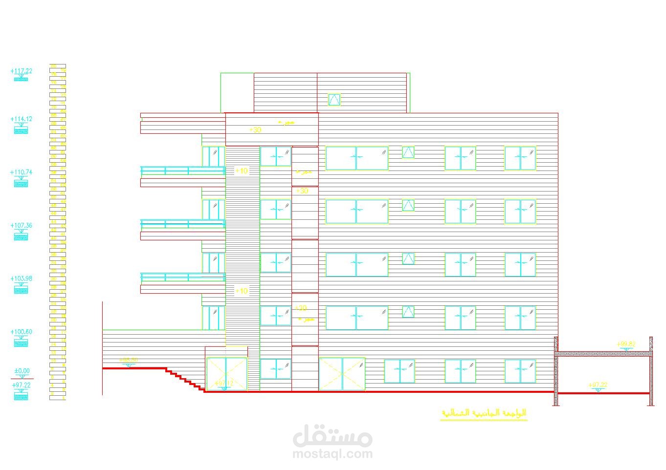 تصميم واجهة خارجية حجر
