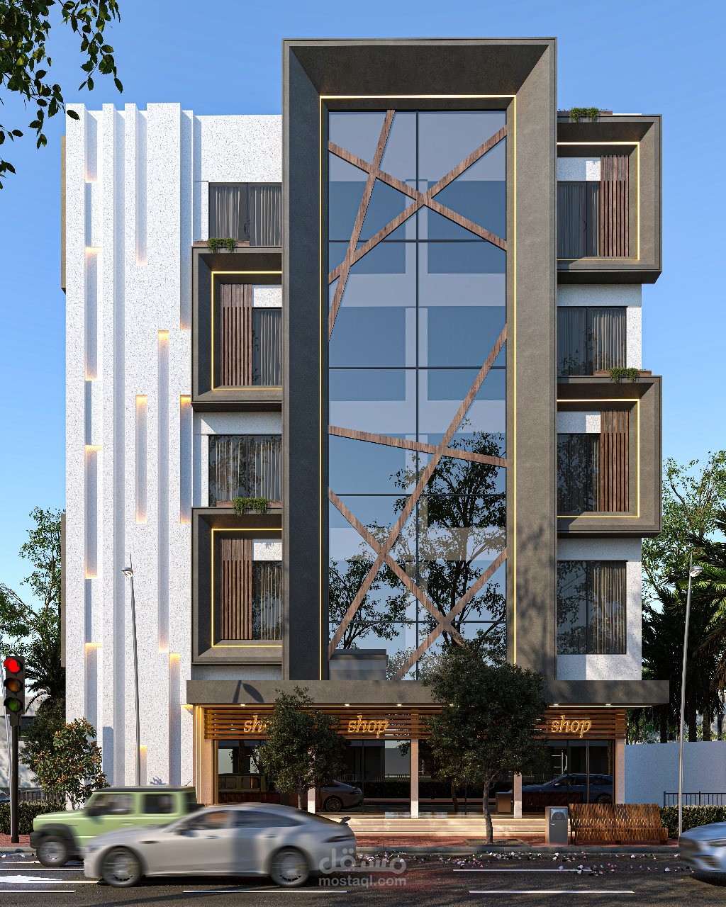 Modern Commercial Residential building
