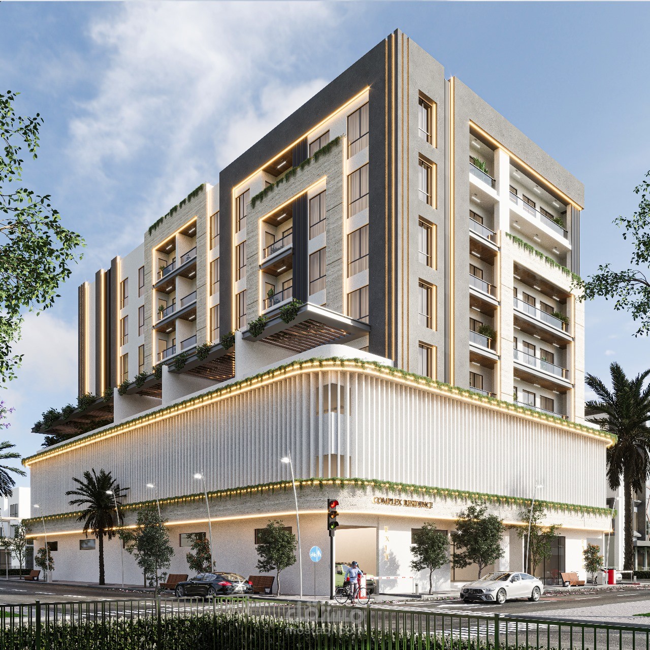 Modern Commercial Residential building