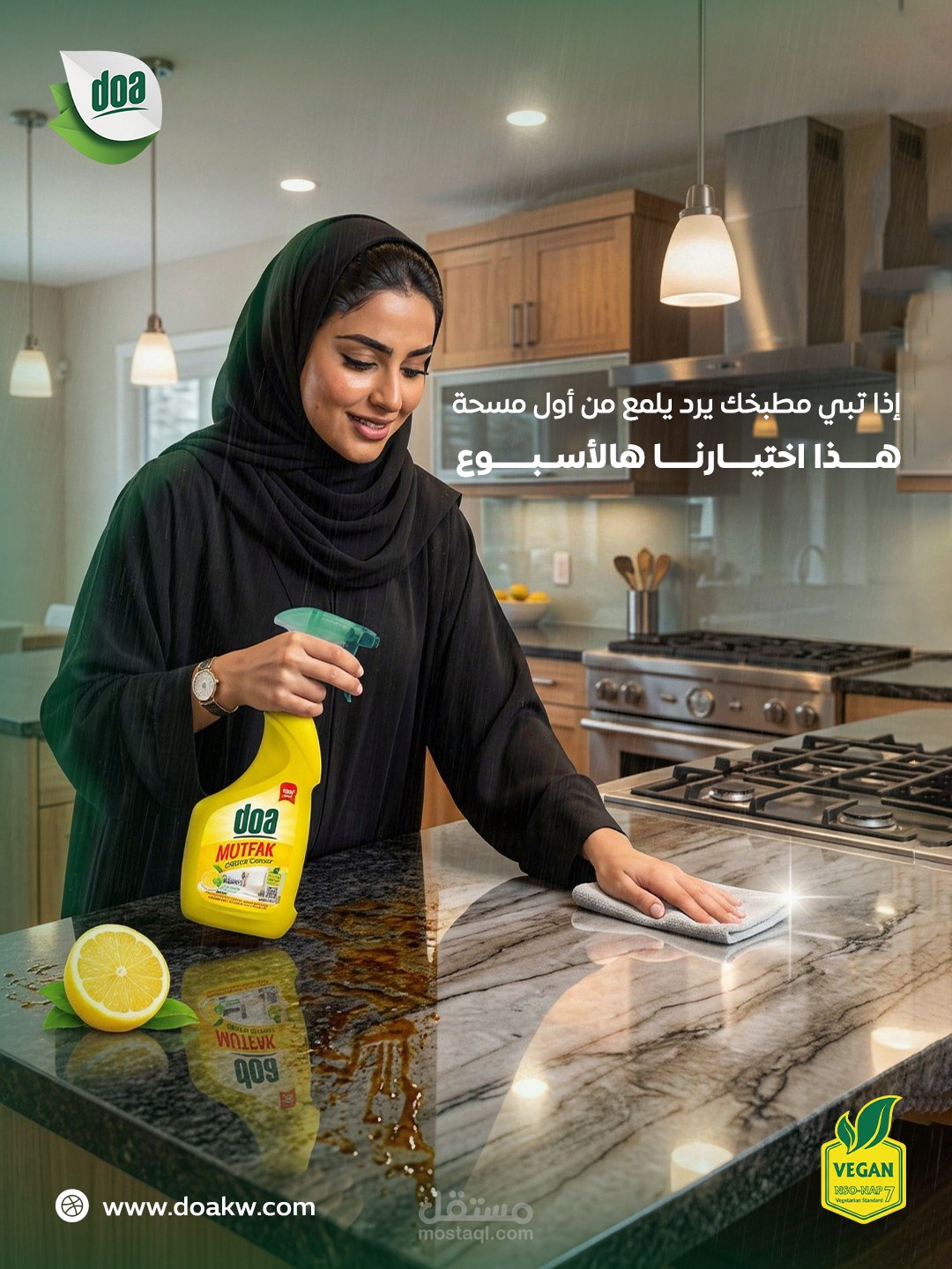 تصاميم فيديو بالذكاء الاصطناعي لمنتج مزيل دهون
