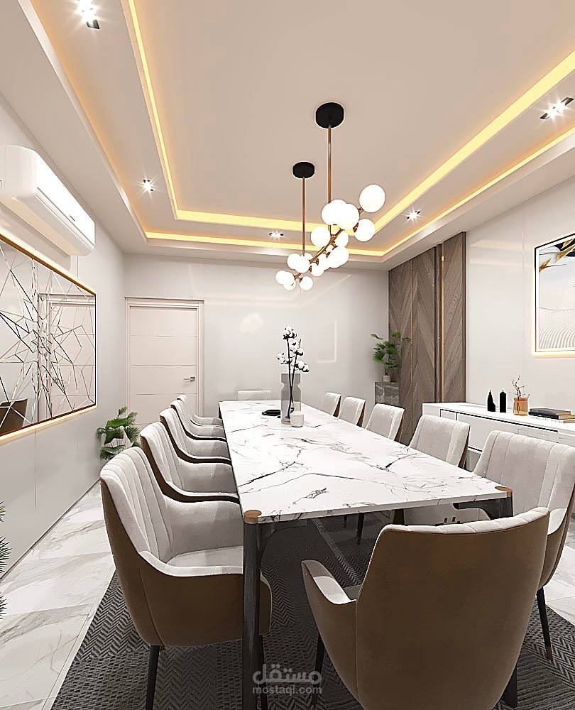 تصميم داخلي بطراز مودرن _ السعودية