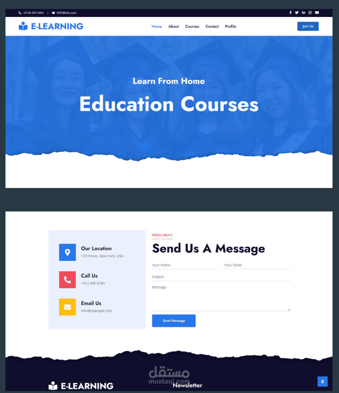 E-Learning Platform with ASP .NET MVC