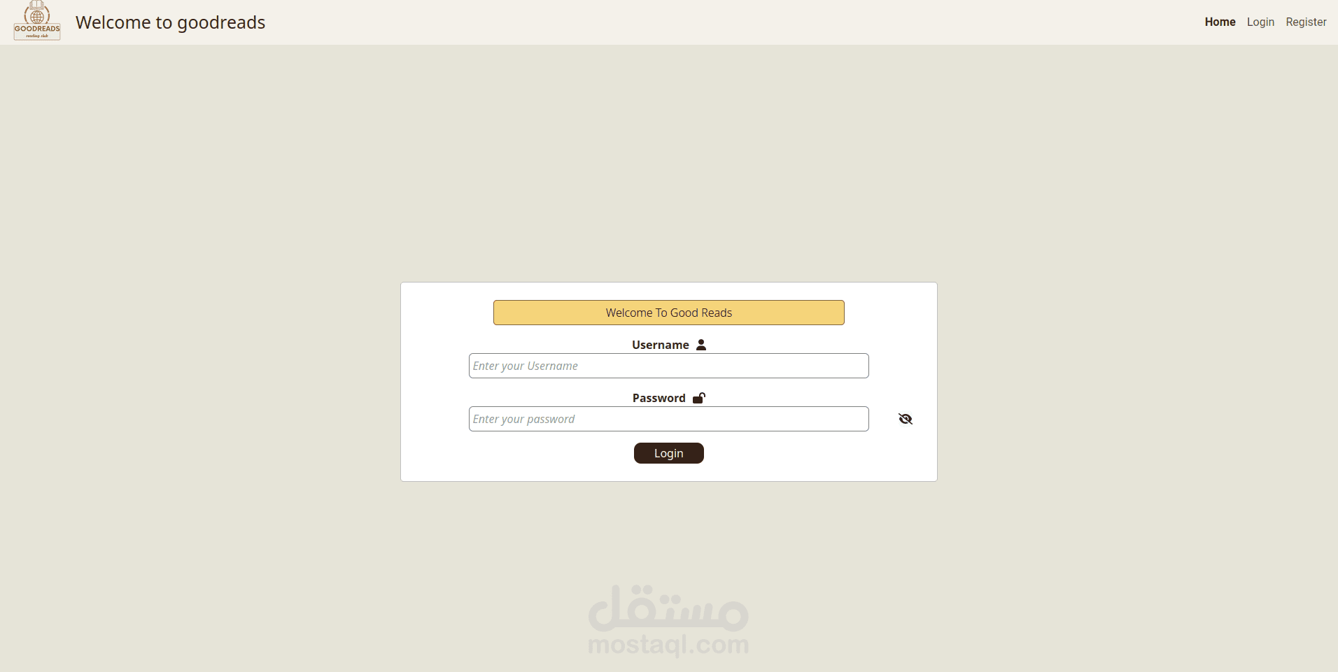 Goodreads Replica