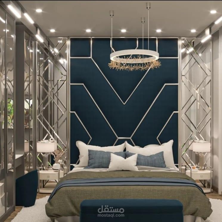 غرفة نوم صغيرة