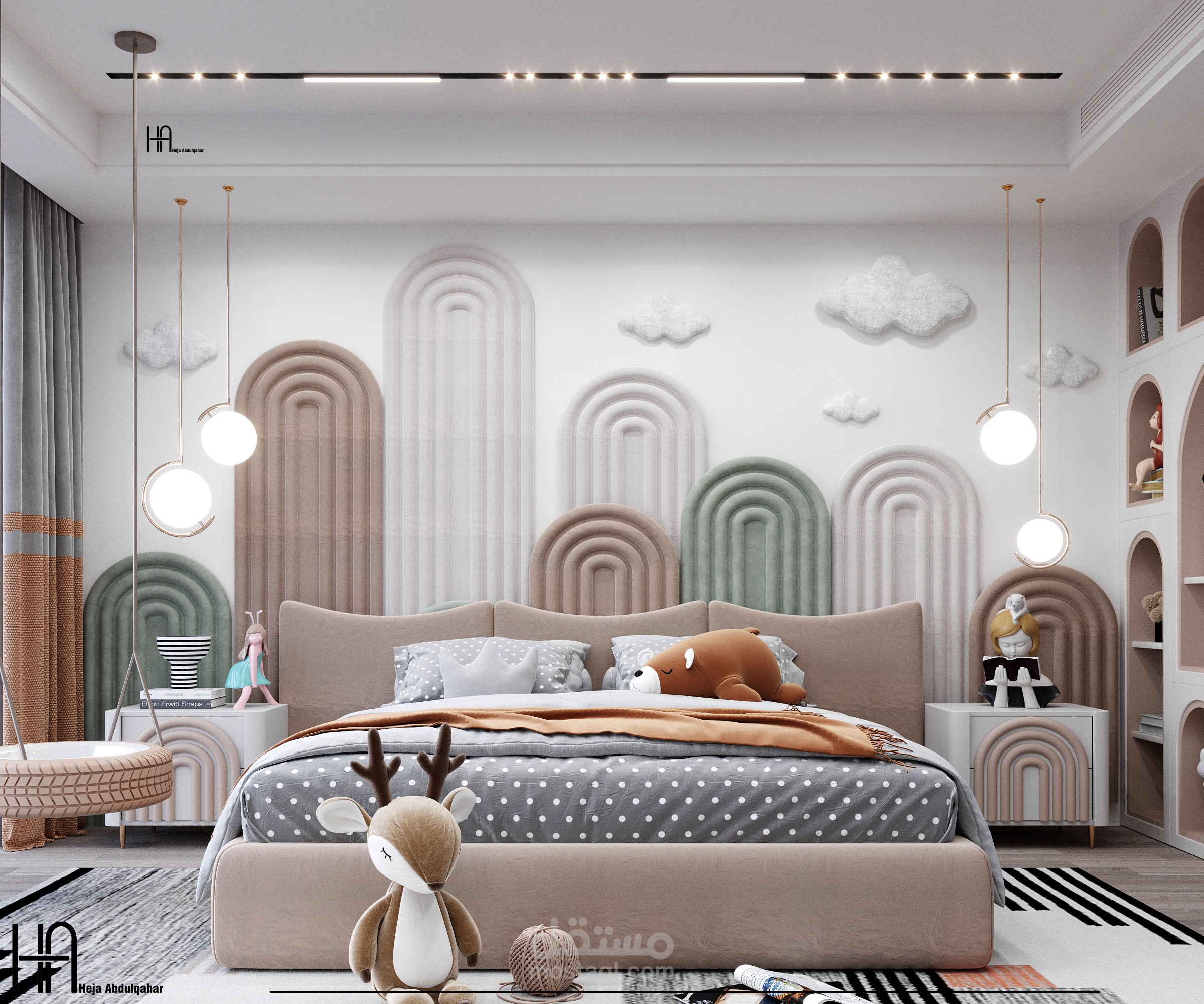 تصميم داخلي لغرفة اطفال