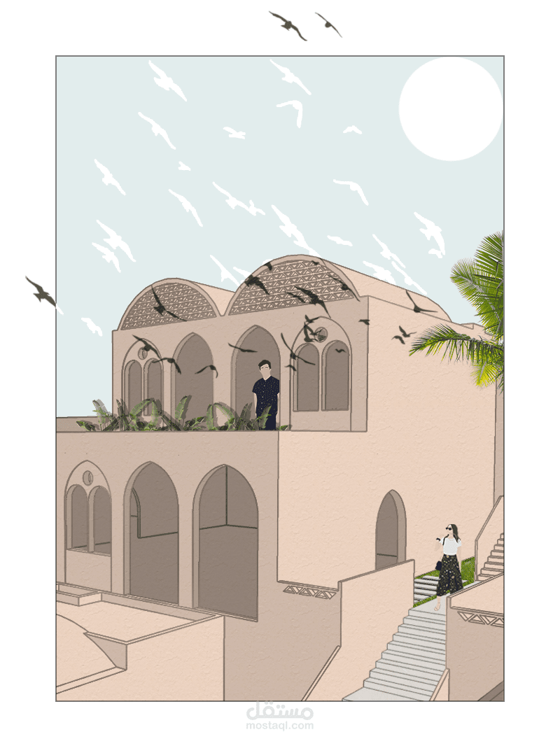 architectural Photoshop render