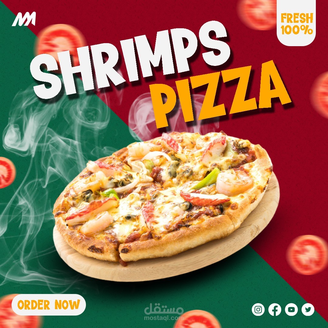 Pizza Social media design