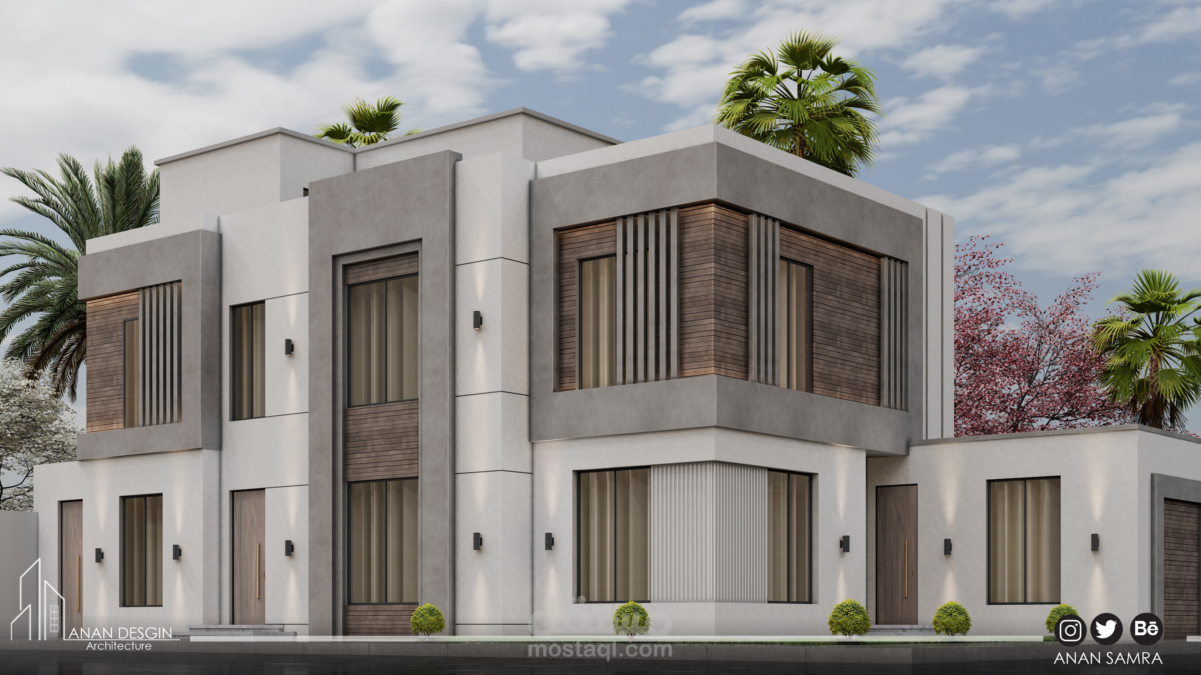 تصميم واجهة مودرن